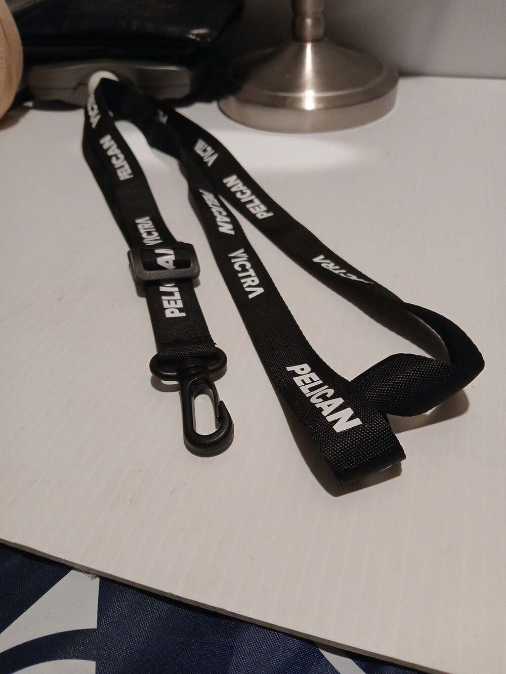 Pelican & VICTRA Black Lanyard With Clip